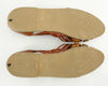 80s Woven Leather Huarache Flats Sandals 10