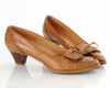 80s Leather Moccasin Tassel Heels 9.5