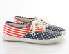 90s Keds Lace Up American Flag Sneakers 8.5