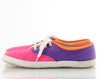90s Lace Up Tri Tone Colorful Sneakers 7.5